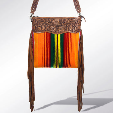 American Darling Cross Body Hand Tooled Saddle Blanket Genuine Leather Western Women Bag Handbag Purse | Crossbody for |Cute